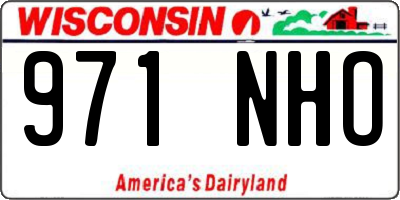 WI license plate 971NHO