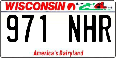 WI license plate 971NHR