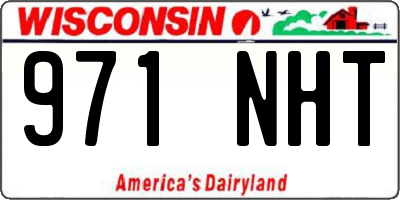 WI license plate 971NHT