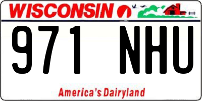 WI license plate 971NHU