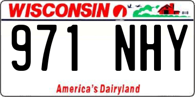 WI license plate 971NHY