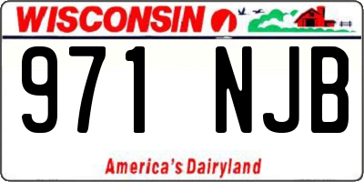 WI license plate 971NJB