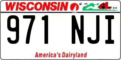 WI license plate 971NJI