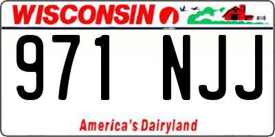 WI license plate 971NJJ