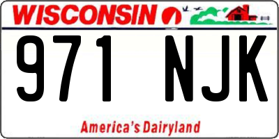 WI license plate 971NJK