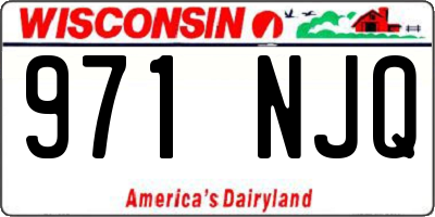 WI license plate 971NJQ