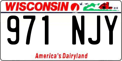 WI license plate 971NJY