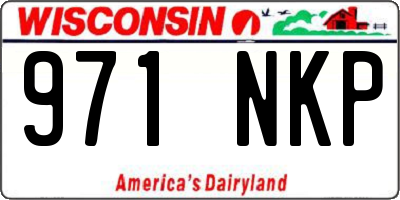 WI license plate 971NKP
