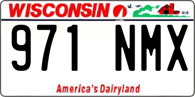 WI license plate 971NMX