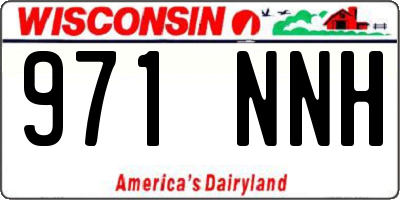 WI license plate 971NNH