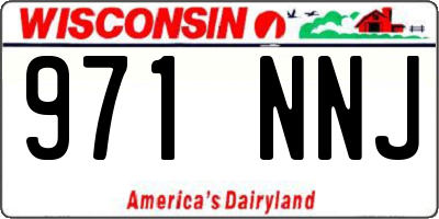 WI license plate 971NNJ