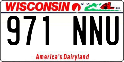 WI license plate 971NNU