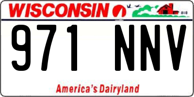 WI license plate 971NNV