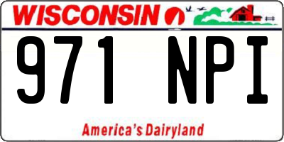 WI license plate 971NPI