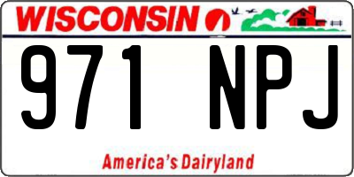 WI license plate 971NPJ