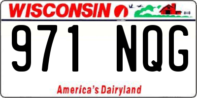 WI license plate 971NQG