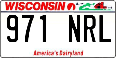 WI license plate 971NRL