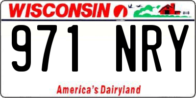 WI license plate 971NRY