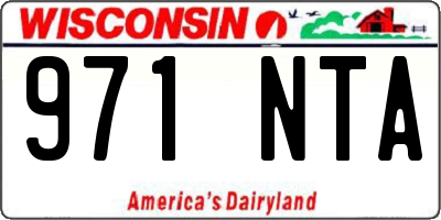 WI license plate 971NTA