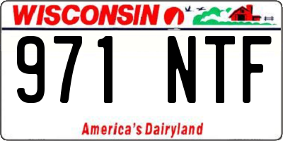 WI license plate 971NTF