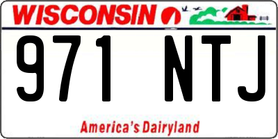 WI license plate 971NTJ