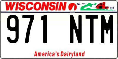 WI license plate 971NTM