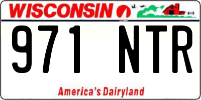 WI license plate 971NTR