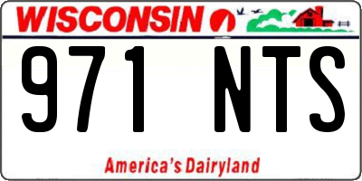 WI license plate 971NTS