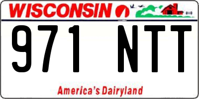 WI license plate 971NTT