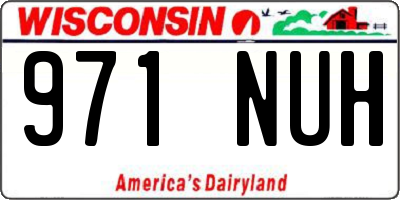 WI license plate 971NUH