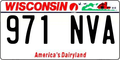 WI license plate 971NVA