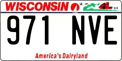 WI license plate 971NVE