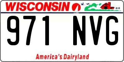 WI license plate 971NVG