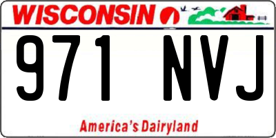 WI license plate 971NVJ