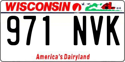 WI license plate 971NVK