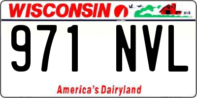 WI license plate 971NVL