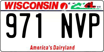 WI license plate 971NVP