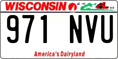 WI license plate 971NVU