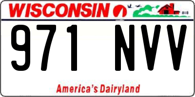 WI license plate 971NVV