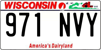 WI license plate 971NVY
