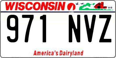 WI license plate 971NVZ