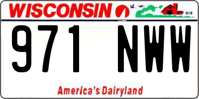 WI license plate 971NWW