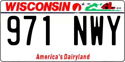 WI license plate 971NWY