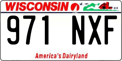 WI license plate 971NXF