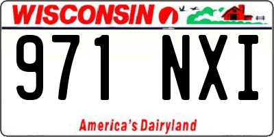 WI license plate 971NXI