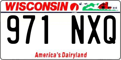 WI license plate 971NXQ