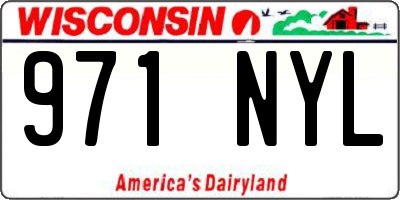 WI license plate 971NYL