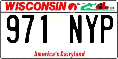 WI license plate 971NYP