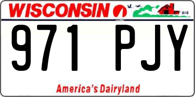 WI license plate 971PJY