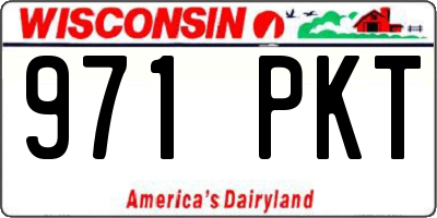 WI license plate 971PKT
